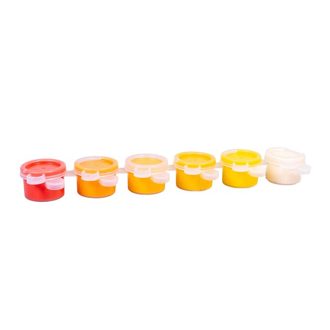 Sunset Acrylic Craft Paints 5ml 6 Pack image number 1