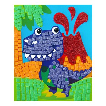 Foam Mosaic Art Dinosaur
