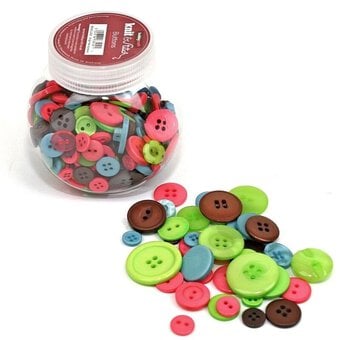 Hobbycraft Button Jar Bright Mix Assorted image number 5