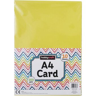 Yellow Card A4 10 Pack image number 3