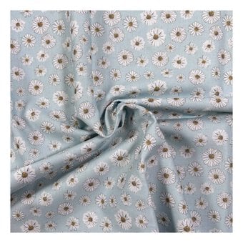 Wild Flowers Daisy Dream Cotton Fabric by the Metre