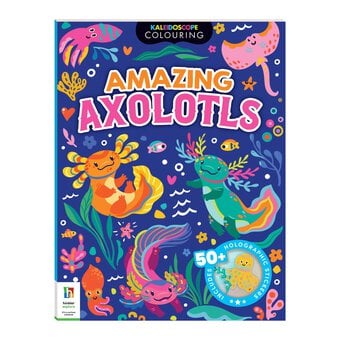 Kaleidoscope Amazing Axolotls Colouring and Sticker Book