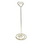 Gold Heart Table Number Stand image number 1
