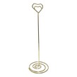Gold Heart Table Number Stand