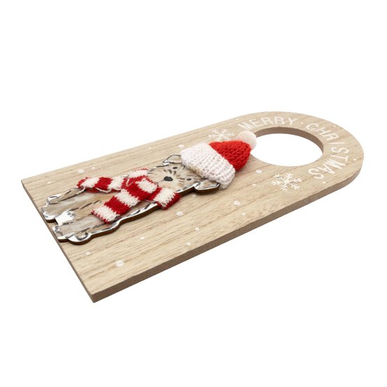 Christmas Dog Wooden Door Hanger image number 3