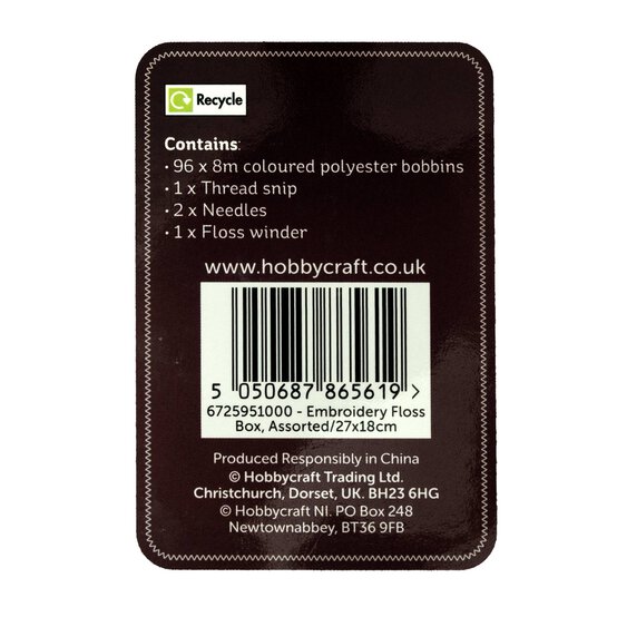 Embroidery Thread Box 96 Pack image number 7