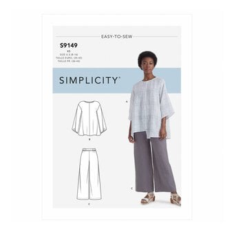 Simplicity Top and Trousers Sewing Pattern S9149 (18-26)