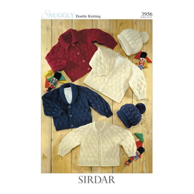 Sirdar Snuggly DK Cardigans and Hats Pattern 3956 image number 1