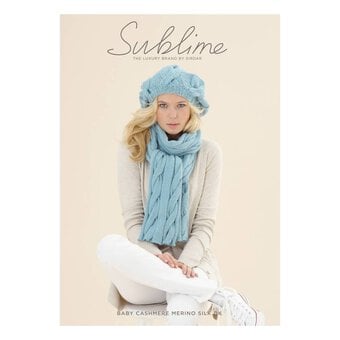 FREE PATTERN Knit a Sublime Snow Queen Scarf and Beret