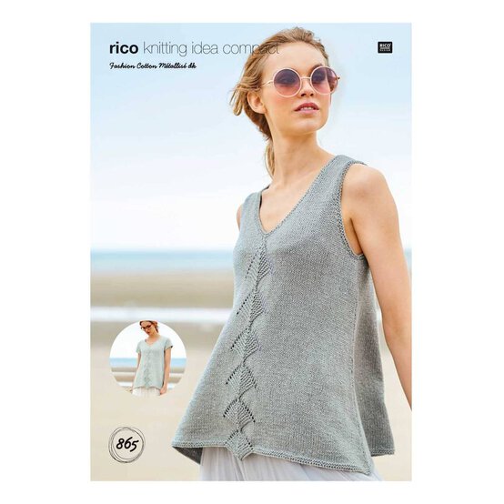 Rico Fashion Cotton Metallise Top Digital Pattern 865 image number 1