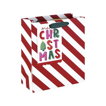 Candy Cane Gift Bag 26cm x 27cm