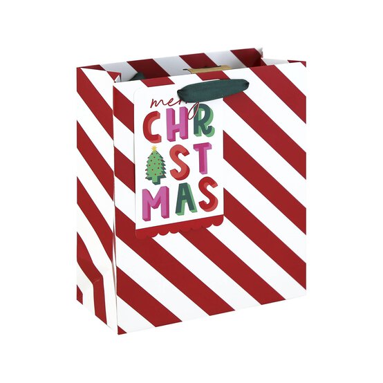 Candy Cane Gift Bag 26cm x 27cm image number 1