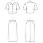 New Look Women’s Top and Skirt Sewing Pattern N6697 image number 3