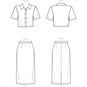 New Look Women&rsquo;s Top and Skirt Sewing Pattern N6697 image number 3