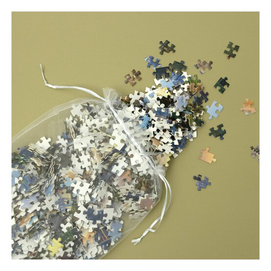 Sunset Log Cabin Jigsaw Puzzle 1000 Pieces image number 2