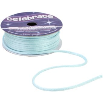 Bright Blue Ribbon Knot Cord 2mm x 10m image number 3