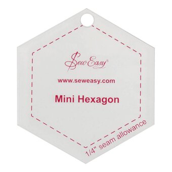 Sew Easy Mini Hexagon Template