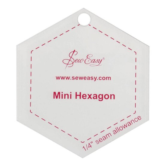 Sew Easy Mini Hexagon Template image number 1