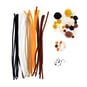Animal Pipe Cleaners and Poms Craft Pack 80 Pieces image number 1