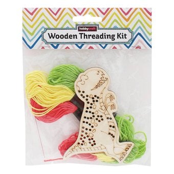 Dinosaur Wooden Threading Kit image number 2