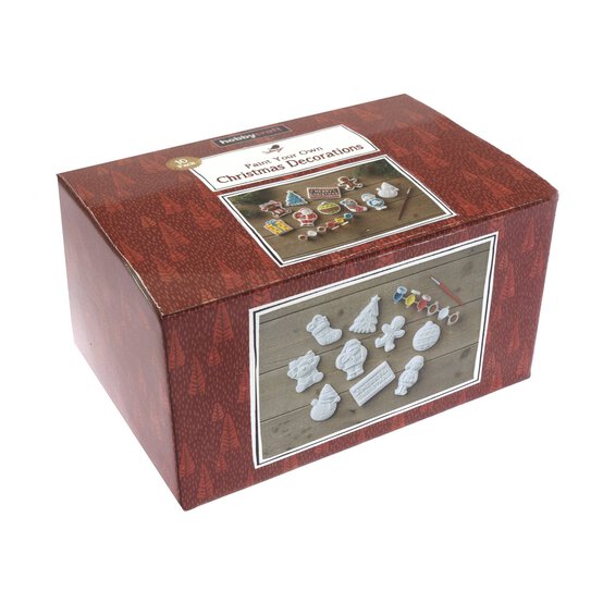 Paint Your Own Christmas Decorations Kit 10 Pack  image number 6