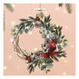 Hanging Wooden Wreath Decoration 20cm  image number 1