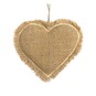 Hanging Jute Heart 9cm image number 1