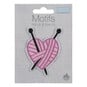 Trimits Yarn Heart Iron-On Patch image number 2