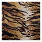 Tiger Animal Velour Fabric by the Metre image number 2