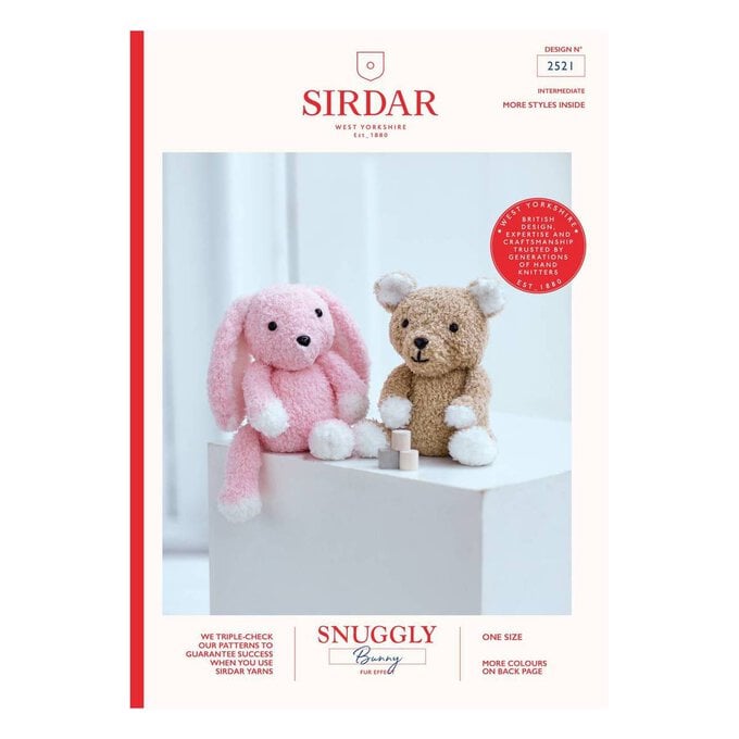Sirdar Snuggly Bunny Teddy and Rabbit Pattern 2521 image number 1