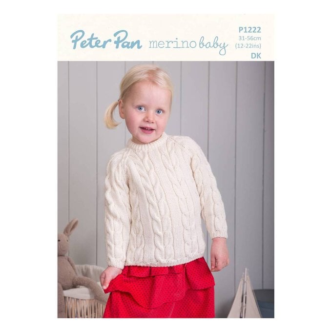 Peter Pan Baby Merino Sweater Digital Pattern P1222 image number 1