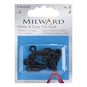 Milward Black Fur or Coat Hooks and Eyes 3 Pack image number 2