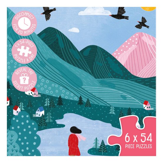 Jumbo Peaceful Mind Nature Jigsaw Puzzle 54 Pieces 6 Pack image number 5