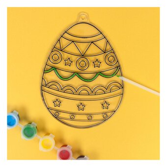 Easter Egg Plastic Suncatcher