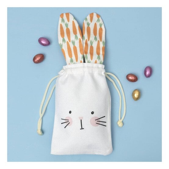 Easter Bunny Linen Pouch image number 1