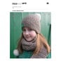 Rico Creative Glow Worm Crochet Hats and Scarves Digital Pattern 285 image number 1