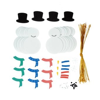 Decorate Your Own Snowman Kit 24 Pack image number 2
