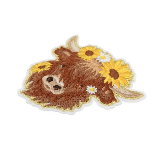 Highland Cow Iron-On Motif image number 3