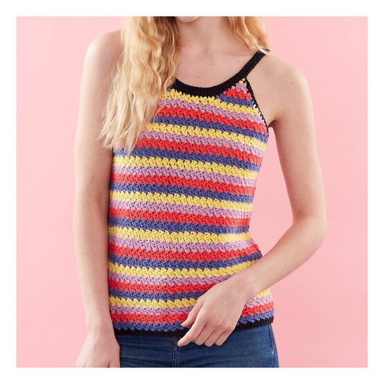 Knitcraft Crochet Stripe Vest Digital Pattern 0090 image number 3