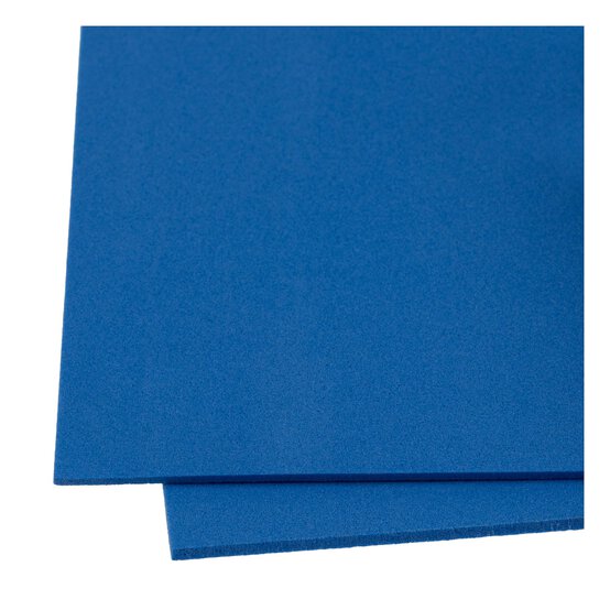 Blue EVA Foam Sheet 22.5cm x 30cm image number 3