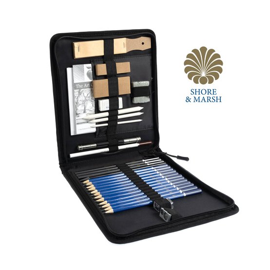 Shore & Marsh Travel Sketching Set 35 Pieces image number 1