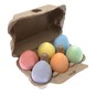 Coloured Chalk Eggs 6 Pack image number 1