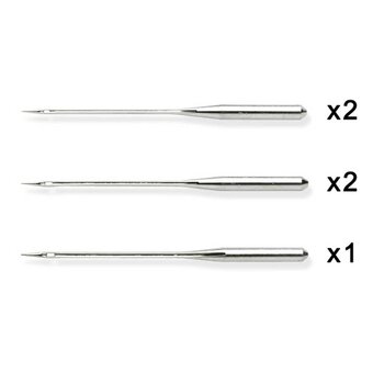 Milward 60 70 and 80 Gauge Machine Needles 5 Pack