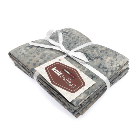 Beige Batik Cotton Fat Quarters 4 Pack image number 2