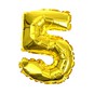 Gold Foil Number 5 Balloon image number 1