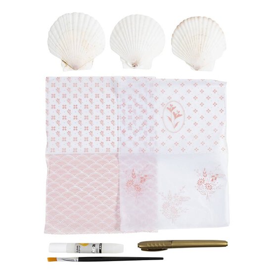 Decoupage Mussel Shell Craft Kit image number 2