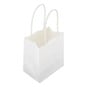 White Ready to Decorate Small Gift Bags 5 Pack image number 1