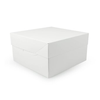 White Cake Box 14 Inches
