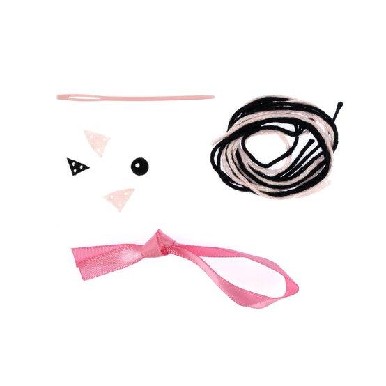 White Cat Felt Sewing Kit image number 3