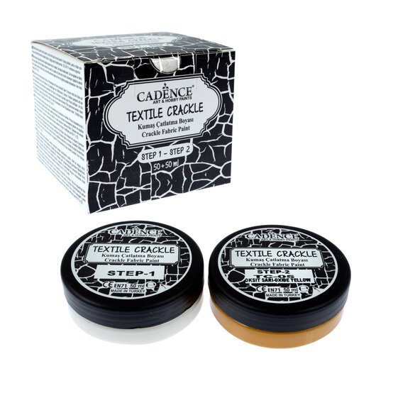 Cadence Oxide Yellow Textile Crackle Set  image number 1